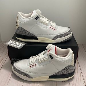 NEW AIR JORDAN 3 RETRO WHITE CEMENT REIMAGINED (GS)